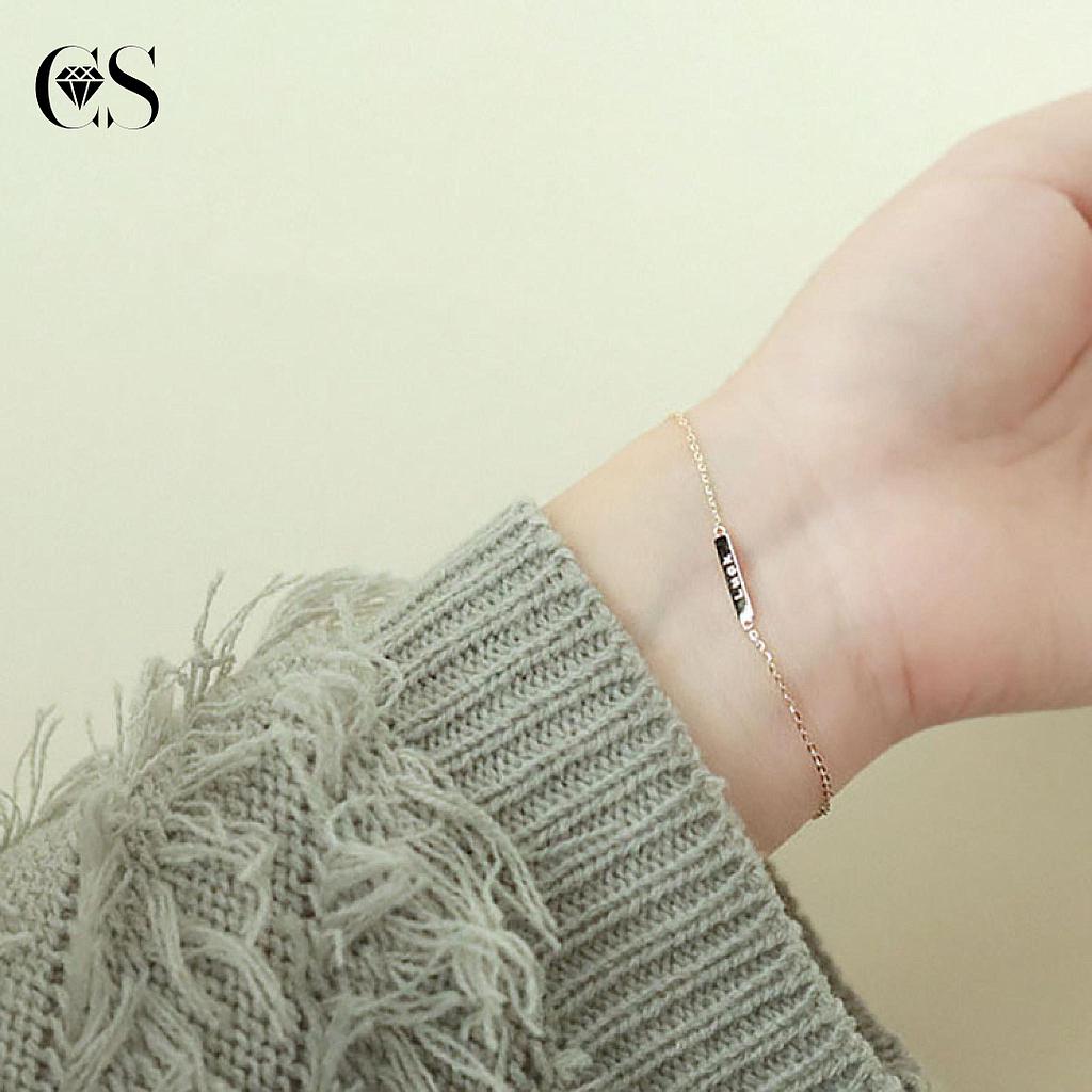 Pulsera de plata 925 look