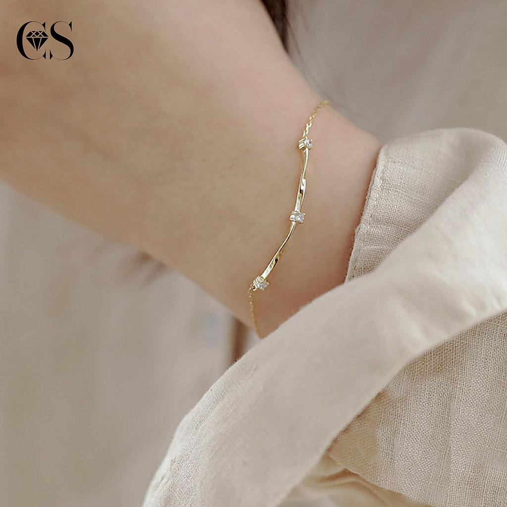 Pulsera de plata estilo mini transfer.