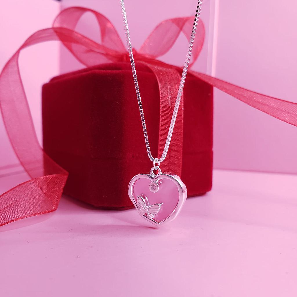 GARGANTILLA CORAZON PLATA 925
